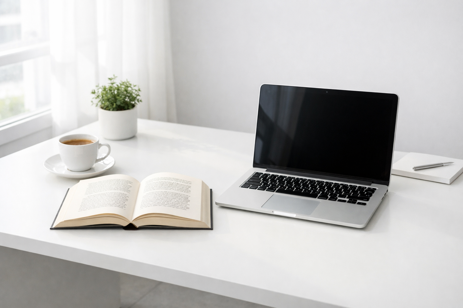 Modern okuma ve çalışma alanı